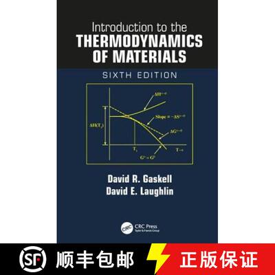 【3-4周达】精装 Introduction to the Thermodynamics of Materials, Sixth Edition [9781498757003]