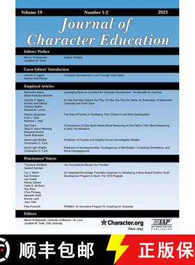 【3-4周达】Journal of Character Education Volume 19 Number 1-2  2023 [9798887306377]