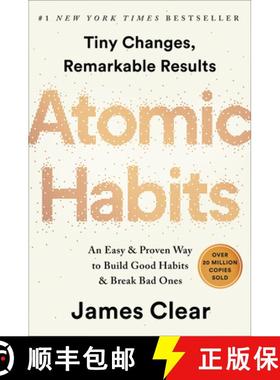 【3-4周达】原子习惯：建立好习惯打破坏习惯的简单方法 Atomic Habits: An Easy & Proven Way to Build Good... [9780735211292]