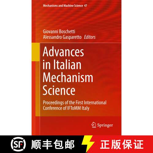 【3-4周达】精装 Advances in Italian Mechanism Science : Proceedings of the First International Confer... [9783319483740]
