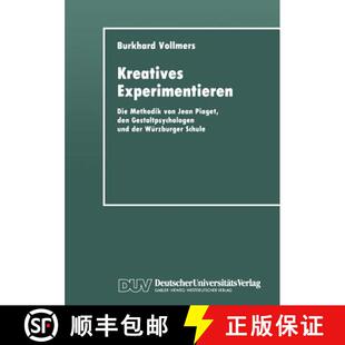 und 4周达 Die Experimentieren von Gestaltpsychologen der den Kreatives Piaget Jean 9783824441204 W... Methodik