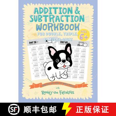 【3-4周达】Addition and Subtraction Workbook for Double, Triple, & Multi-Digit: Practice 100 Days of ... [9781923029040]