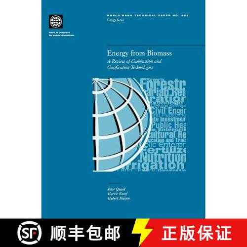 预订 Energy from Biomass: A Review of Combustion and Gasification Technologies Volume 422 [9780821343357]