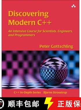 【3-4周达】Discovering Modern C++: An Intensive Course for Scientists, Engineers, and Programmers [9780134383583]