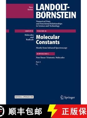 【3-4周达】Molecular Constants Mostly from Infrared Spectroscopy: Non-linear Triatomic Molecules, Par... [9783662579596]