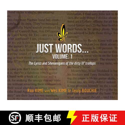 【3-4周达】精装 Just Words: Volume1 - The Lyrics & Shenanigans of the dirty lil' trollops (hardcover) [9798868993336]