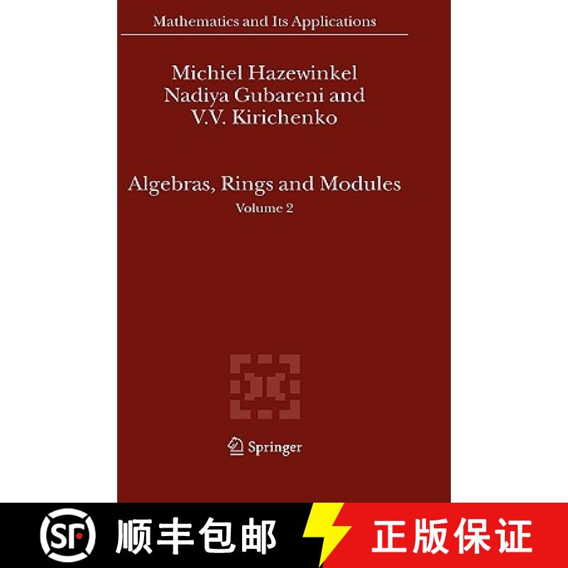 【3-4周达】Algebras, Rings and Modules : Volume 2 [9781402051401]