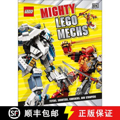 【3-4周达】精装 Mighty LEGO Mechs: Flyers, Shooters, Crushers, and Stompers [9780744044614]
