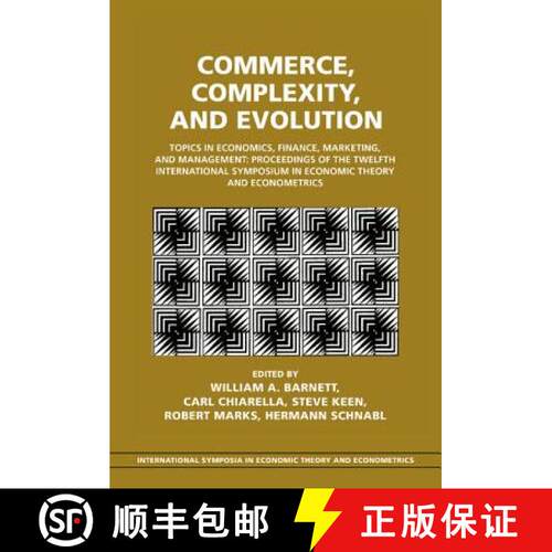 【3-4周达】精装 Commerce, Complexity, and Evolution: Topics in Economics, Finance, Marketing, and Man... [9780521620307]