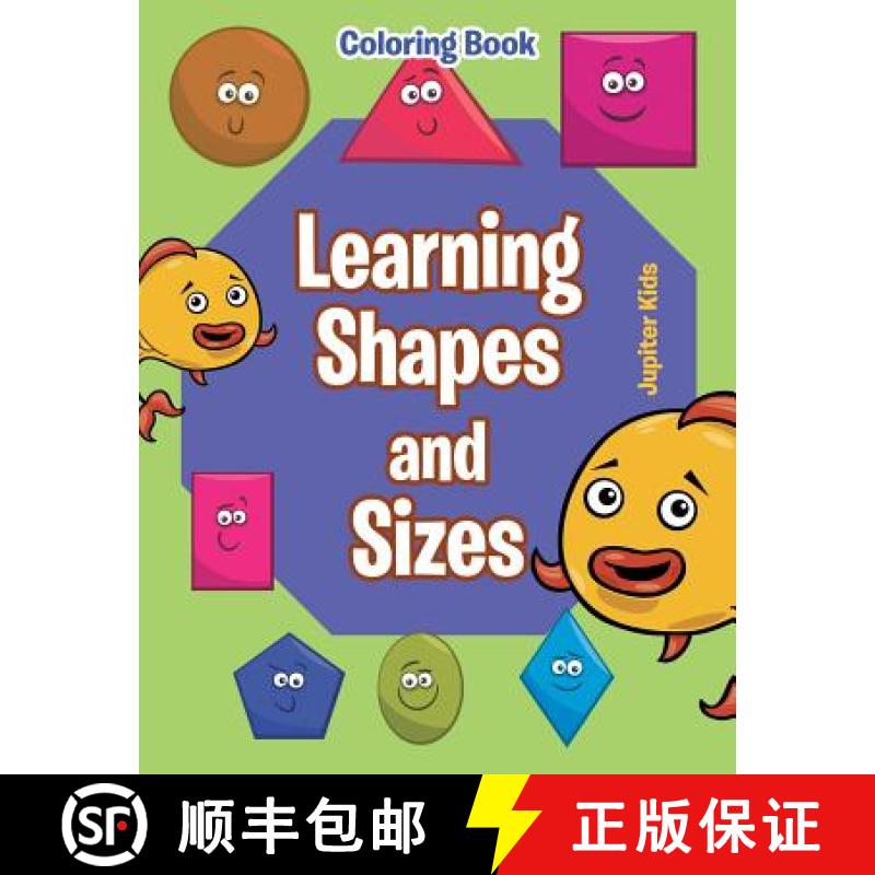 【3-4周达】Learning Shapes and Sizes Coloring Book [9781683263371]