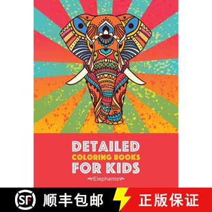 Coloring Kids Detailed Teenagers 9781641260978 for Books 3周达 Advanced Elephants For Tweens... Pages