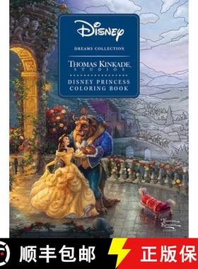 预订 Disney Dreams Collection Thomas Kinkade Studios Disney Princess Coloring Book [9781524865559]
