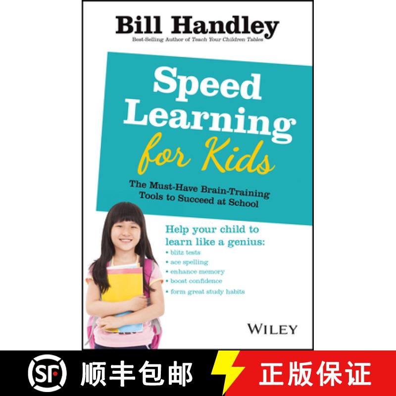 【3-4周达】Speed Learning For Kids: The Must-Have Brain-Training Tools To Succeed At School [Wiley心... [9780730377191]