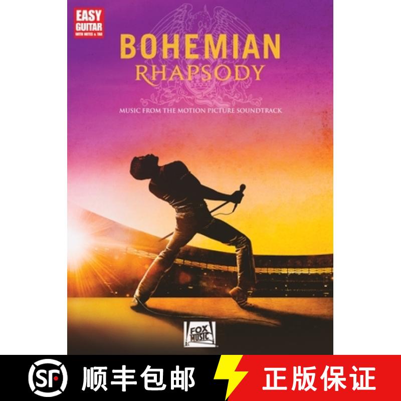 【2-3周达】Bohemian Rhapsody: Music from the Motion Picture Soundtrack Arranged for Easy Guitar with ... [9781540046802]