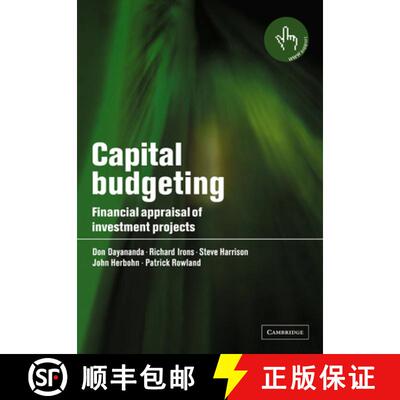 【3-4周达】Capital Budgeting: Financial Appraisal of Investment Projects [9780521520980]