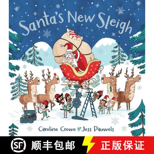【3-4周达】精装 Santa's New Sleigh [9780571364473]