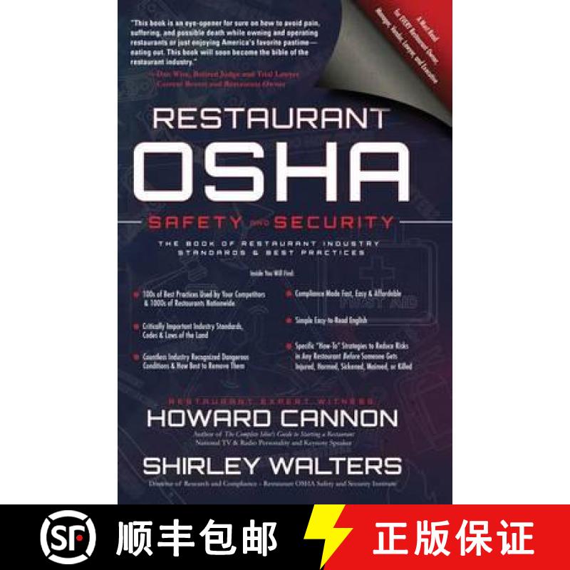 【3-4周达】Restaurant OSHA Safety and Security: The Book of Restaurant Industry Standards & Best Prac... [9781945614071]