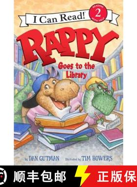 【3-4周达】Rappy Goes to the Library [9780062252661]
