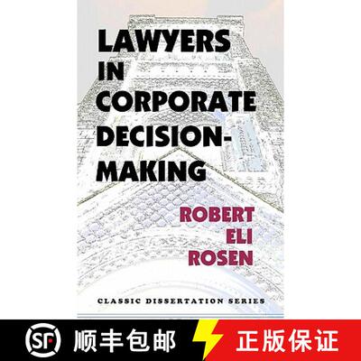 【3-4周达】Lawyers in Corporate Decision-Making [9781610270397]
