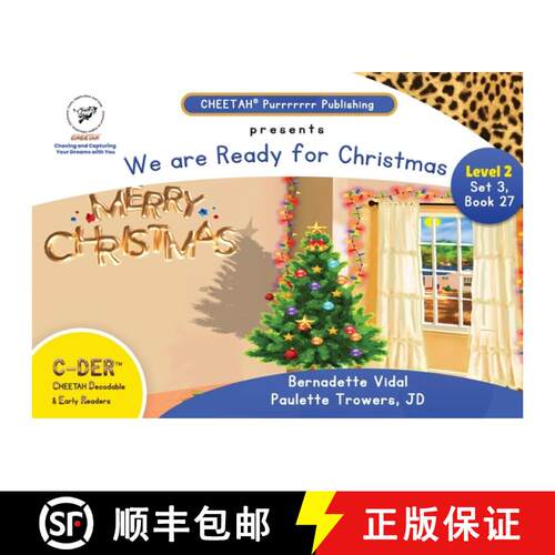 【3-4周达】C-DER(Cheetah decodable & early readers) Set3, book27. We are ready for Christmas [9798330331055]