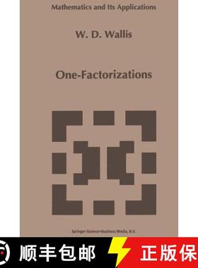 【3-4周达】One-Factorizations [9781441947666]
