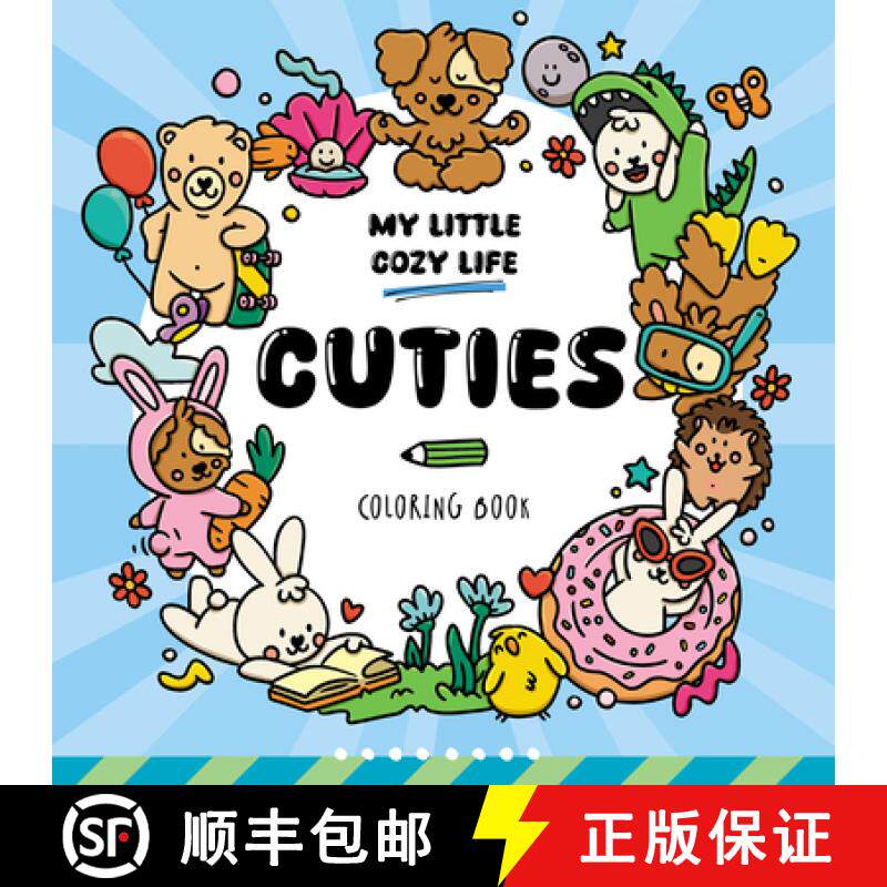 预订 Cuties: Coloring Book [9781835555361]