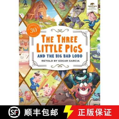 【3-4周达】The Three Little Pigs and the Big Bad Lobo [9781961166073]