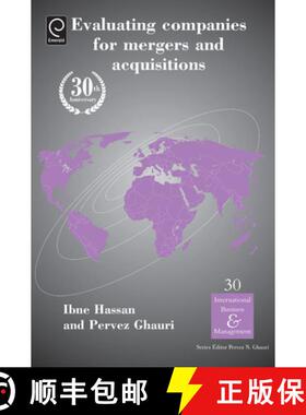 【3-4周达】Evaluating Companies for Mergers and Acquisitions [9781783506224]