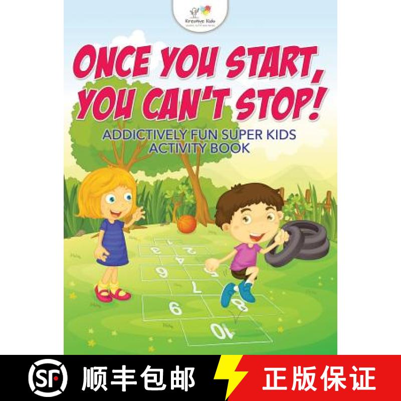 【2-3周达】Once You Start, You Can't Stop! Addictively Fun Super Kids Activity Book [9781683772231]