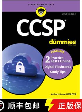 【3-4周达】Ccsp for Dummies: Book + 2 Practice Tests + 100 Flashcards Online [9781394212811]