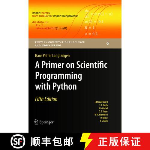 【3-4周达】A Primer on Scientific Programming with Python (Fifth Edition 2016) [9783662570463]