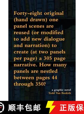 【3-4周达】Forty-eight original (hand drawn) one panel scenes are reused (or modified to add new dial... [9781329146198]