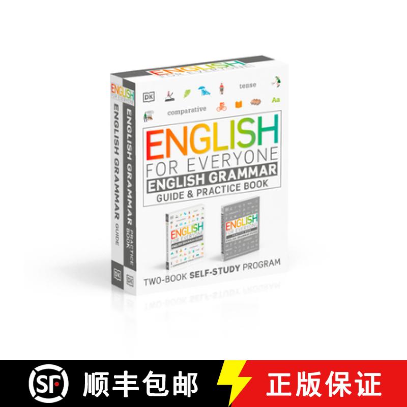【3-4周达】English for Everyone English Grammar Guide and Practice Book Grammar Box Set [9780744081855]