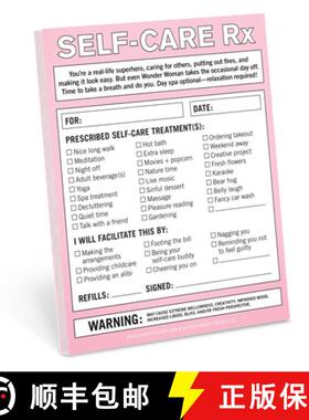 【3-4周达】Knock Knock Self-Care Rx Nifty Note [9781683493051]