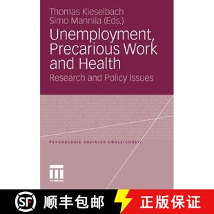 Policy 9783531185095 Unemployment and Health Work 4周达 Precarious Issues Research
