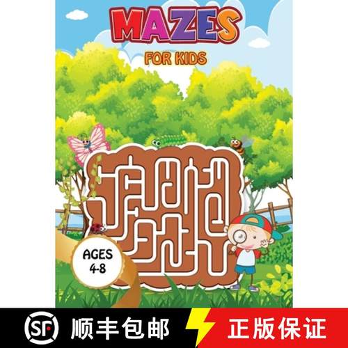 预订 Mazes for kids - Space : Maze Activity Book | Ages 4-6 | Amazing Rockets, Astronauts | Workbook ... [9786060555896]