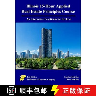 【3-4周达】Illinois 15-Hour Applied Real Estate Principles Course: An Interactive Practicum for Brokers [9781965482179]