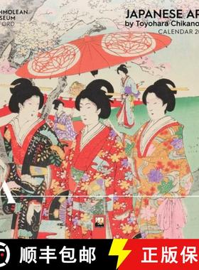 【3-4周达】Ashmolean Museum: Japanese Art by Toyohara Chikanobu Wall Calendar 2026 (Art Calendar) [9781835624005]