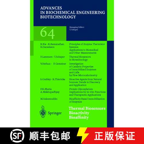 【3-4周达】Thermal Biosensors Bioactivity Bioaffinity (Softcover reprint of the original 1st ed. 1999) [9783662147276]
