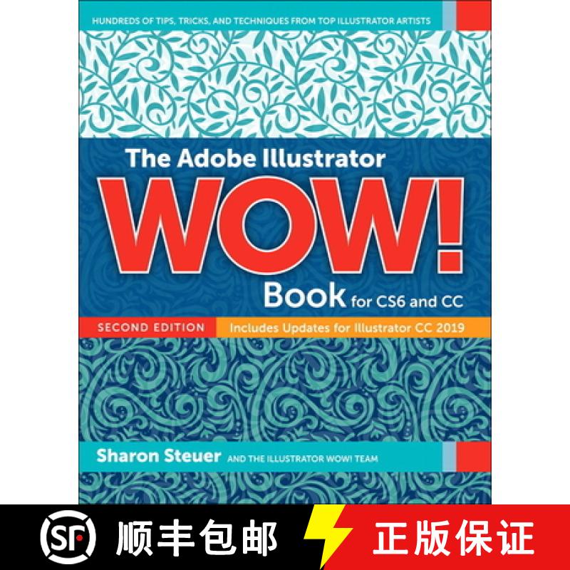【3-4周达】Adobe Illustrator WOW! Book for CS6 and CC, The [9780135432099]