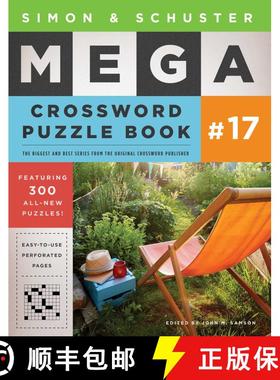 【3-4周达】Simon & Schuster Mega Crossword Puzzle Book #17, Volume 17 [9781501167935]