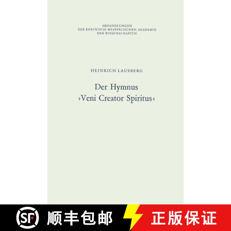 【3-4周达】Der Hymnus ＞veni Creator Spiritus [9783531050782]