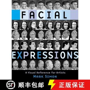 Visual 9780823016716 Facial Artists Expressions for 预订 Reference