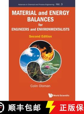 【3-4周达】Material and Energy Balances for Engineers and Environmentalists (Second Edition) [9781800613102]