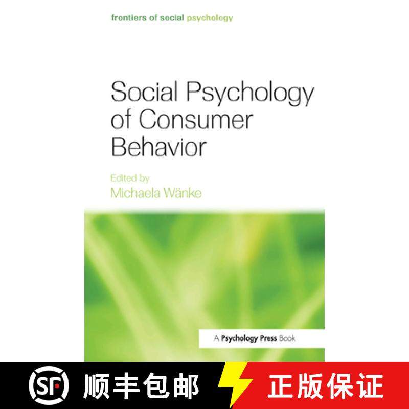 【3-4周达】Social Psychology of Consumer Behavior [9781841694986]