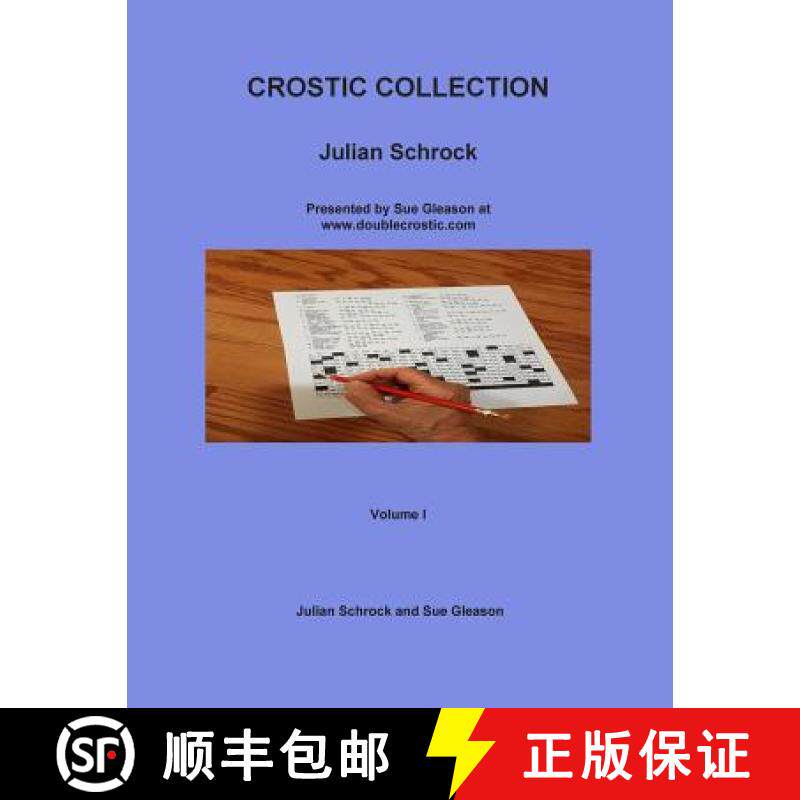 预订 Crostic Collection: Presented by Sue Gleason at www.doublecrostic.com [9780998903415]