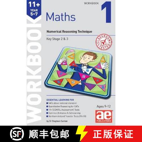 【3-4周达】11+ Maths Year 5-7 Workbook 1: Numerical Reasoning Technique [9781910107010]