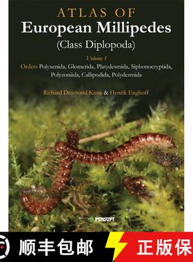 预订 Atlas of European Millipedes (Class Diplopoda) Volume 1 [9789546425782]