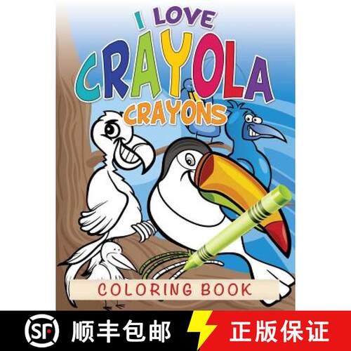 现货 I Love Crayola Crayons Coloring Book [9781632873910]