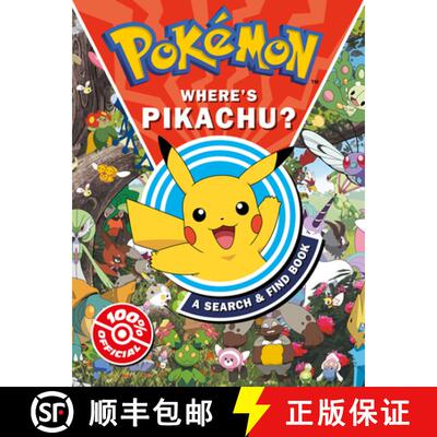 【3-4周达】Pokemon Where’s Pikachu? A search & find book [9780008547592]